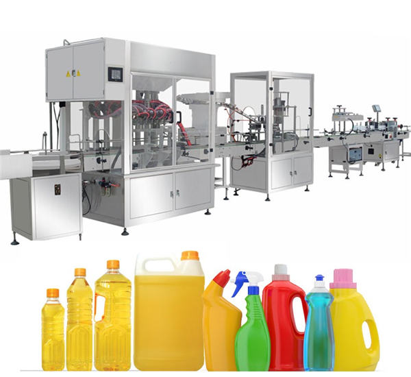 Gravity Bleach Filling Machine, Dây chuyền sản xuất Bleach Filling