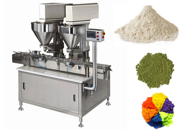 Máy làm đầy bột tự động 2 đầu