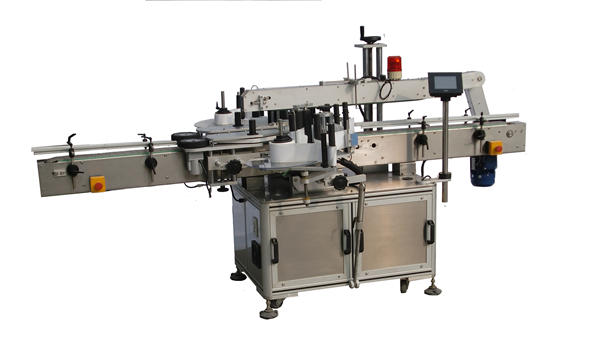 Chai nhựa đôi máy dán nhãn cho dầu gội